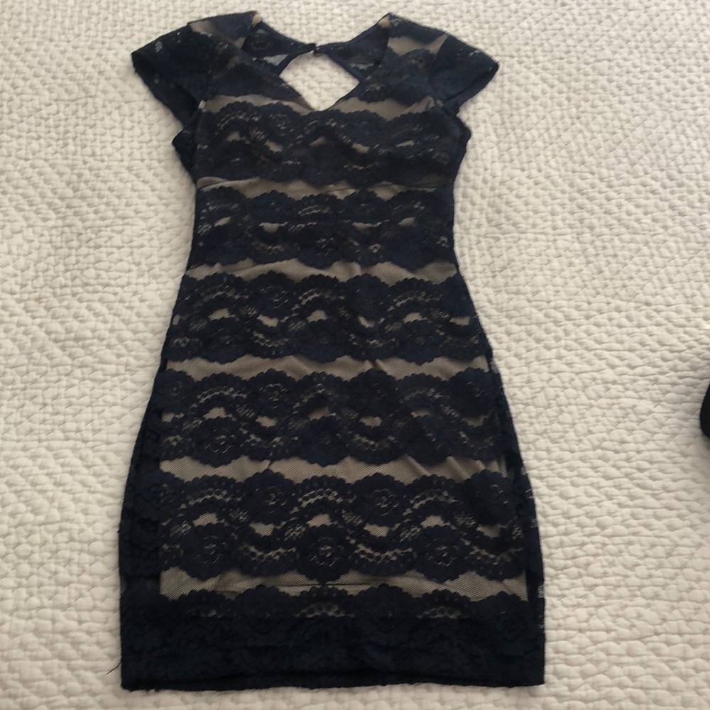 Honey and Rosie Lacy Bodycon Dress